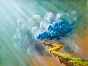Painting with a floating path