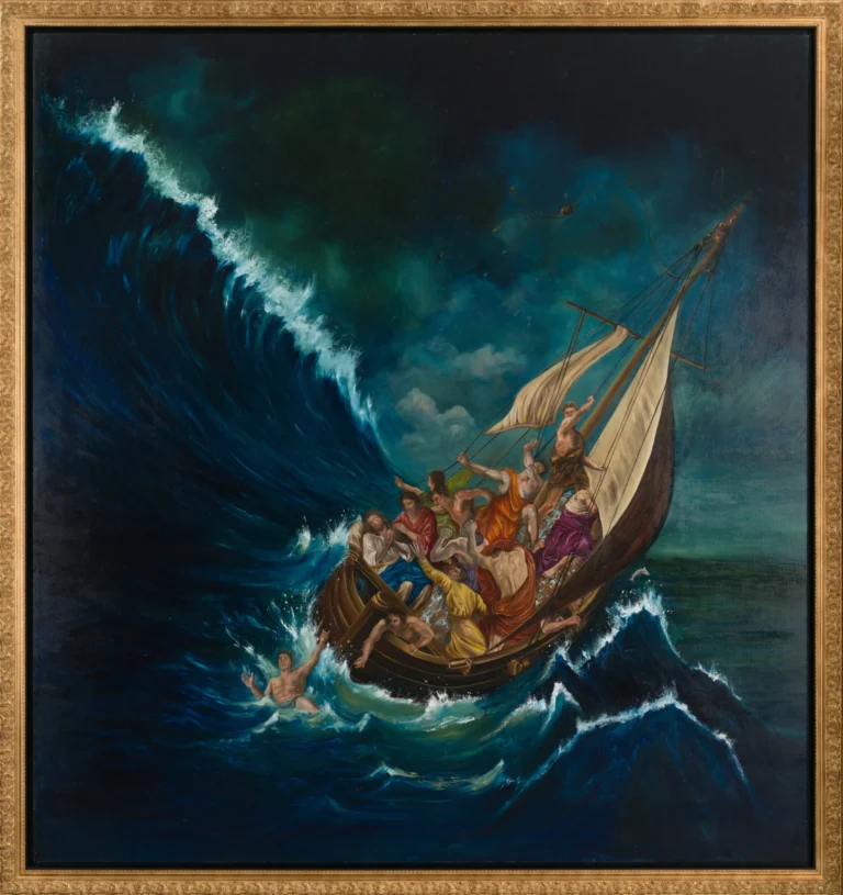 The storm of the sea Galilee
