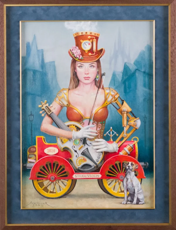Steam Punk Style. Skrzypce parowe